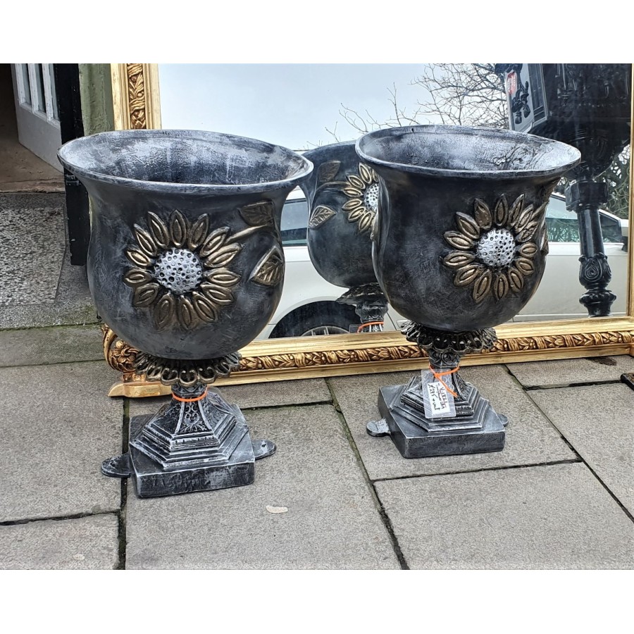 Sunflower Urns